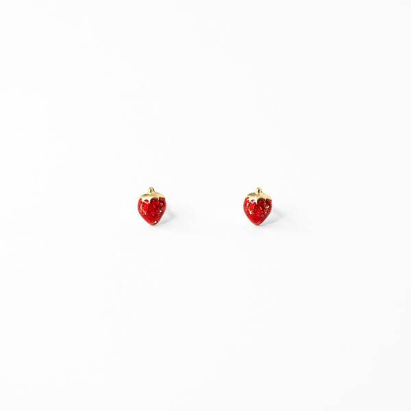 Pendientes Fresa