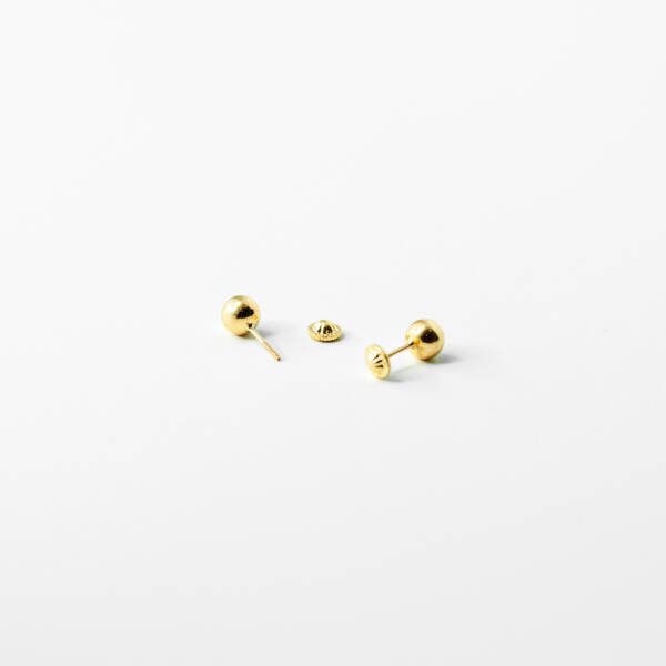 Pendientes de bola lisa - Imagen 2